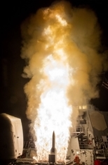 A SM-6 Dual I fired from USS John Paul Jones (DDG 53) during a Dec. 14, 2016 MDA BMD test.