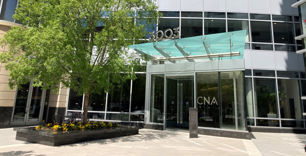 Entrance to CNA headquarters