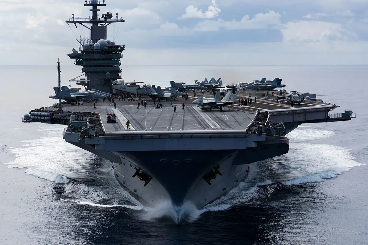 Navy aircraft carrier USS Carl Vinson