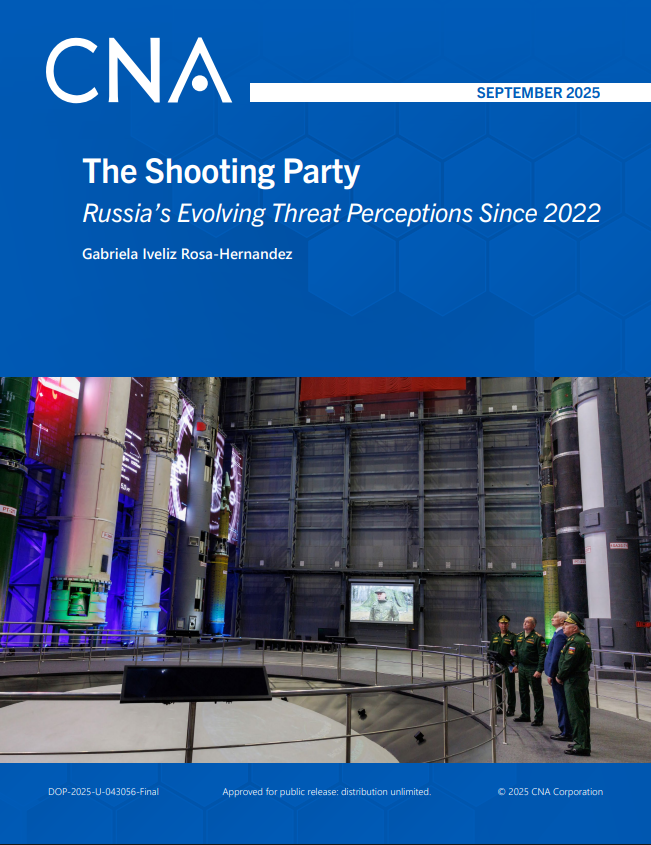 The Shooting Party: Russia Evolving Threat Perceptions Since 2022